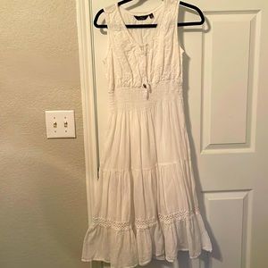 White Midi Dress